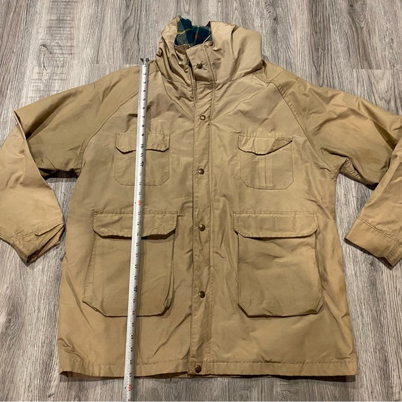 VINTAGE Woolrich Jacket Mens Khaki XL Insulated Field Barn Chore Coat USA - Picture 4 of 6